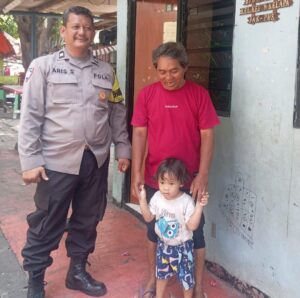 Bhabinkamtibmas Polsek Metro Gambir Sambang di Kelurahan Kebon Kelapa