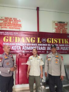 Polsek Gambir Pastikan Gudang Logistik Kecamatan Gambir dalam Kondisi Aman dan Terkendali