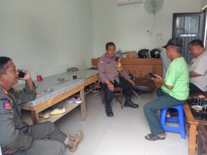 Bhabinkamtibmas Kelurahan Harapan Mulia Melaksanakan Kegiatan Patroli dan Sambang Dialogis
