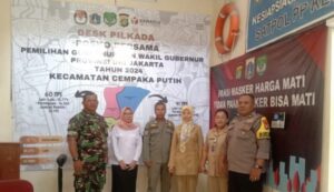 Pastikan Keamanan Logistik Tiga Pilar Pengamanan Di Gudang Logistik Pilkada Kecamatan Cempaka Putih