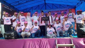 pejuang dari mantan Calon Bupati Kerinci Almarhum Zainal Abidin, dihadiri Cabup dan Cawabup H Tafyani Kasim dan Ezi
