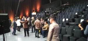 Kanit Samapta Polsektro Tanah Abang Pimpin Pengamanan Debat Paslon Pilbup – Wabup Kab. Kepulauan Taliabu Di Kompas TV