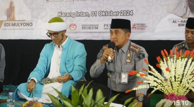 
 Hadirkan Al Habib Noval Alaydrus bin Sholeh Alaydrus di Perayaan Maulid Nabi, Ini Tanggapan Kalapas Narkotika Karang Intan