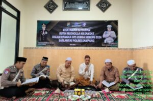 Satlantas Polres Sampang Gelar Khotaman Alqur’an di Ops Zebra Semeru Tahun 2024