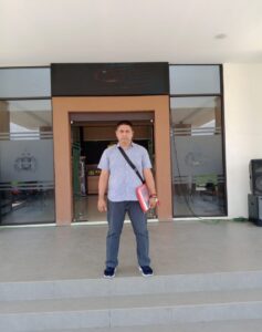 Firdaus Mokodompit’Ketua DPD Ormas LAKI Sulut Sambangi Makopolres Bolmut