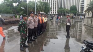 Apel Gabungan Penertiban Parkir Liar dan PKL di Area Masjid Istiqlal