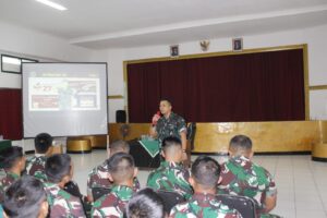 Danyonarhanud 2 Kostrad Berikan Jam Komandan, Tekankan Disiplin dan Persiapan Tugas