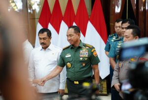 Berita Foto: Panglima TNI Hadiri Rakor Tingkat Menteri di Kemenko Polkam RI
