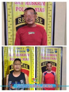 Tiga Pria Mirip Anggota Ormas Grib Gol Masuk Bui