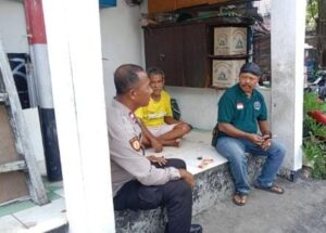 Kapolsubsektor Rawasari Sambangi Warga Binaannya Sampaikan Imbauan Kamtibmas