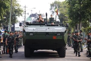 Pangdivif 1 Kostrad Laksanakan Kunjungan Kerja Ke Yonzipur 9 Divif 1 Kostrad