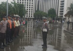 Apel Gabungan Penertiban Parkir Liar dan PKL di Area Masjid Istiqlal