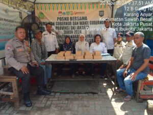 Monitoring dan Sosialisasi Pemilukada 2024 di Kelurahan Karang Anyar, Sawah Besar