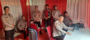 Apel Pengamanan Posko Ops Mantap Praja 2024 di KPU Jakarta Pusat