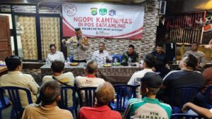 Ngopi Kamtibmas Polsek Johar Baru Membangun Sinergi Tiga Pilar untuk Pilkada Aman dan Cegah Tawuran