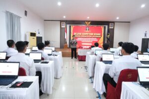Ratusan Peserta CPNS Kemenkumham Babel Ikuti Tes Kesehatan dan Psikotes
