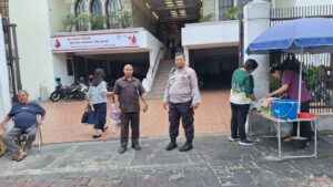 Pengamanan Missa Minggu Di GKI Sawah Besar Jakarta Pusat