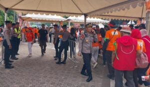 Wakapolsek Menteng Berikan Pengamanan dan Pelayanan Giat Kampanye GBK Tanah Abang