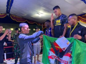 Prajurit Raja Kembali Tunjukkan Kehebatan di Kejuaraan Muay Thai di Kabupaten Mimika