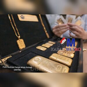 Emas Antam Melemah Hari Ini, Simak Daftar Harga Terbarunya
