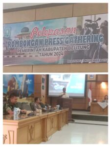 Pelepasan Rombongan Press Gathering Pemerintah Kabupaten Belitung Tahun 2024