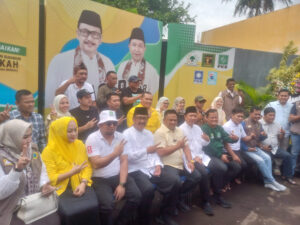 Tim Pemenangan Paslon Norut 2 H.Asep Japar – H.Andreas Gelar Jumpa Pers Umumkan Kemenangan Hasil Real Count Sementara Dengan Raihan 53.9 Persen