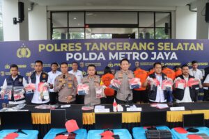 Ungkap Kasus Judi Online (Judol) Jaringan Internasional, Polres Tangsel Amankan 7 Tersangka