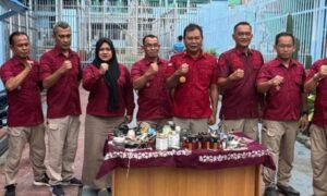 Kalapas Sungailiat Lakukan Pemusnahan Barang Bukti Hasil Razia Rutin