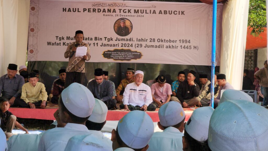 Masyarakat Lawa Batu Gelar Haul Perdana Abucik Tgk Mulia Nata