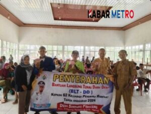 Pemdes Simpang Pematang, Kecamatan Simpang Pematang, Mesuji, Menerima Bantuan Langsung Tunai Dana Desa (BLT DD) tahun 2024