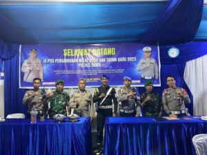 Dandenpom Divif 3 Kostrad Menghadiri Pengecekan Pos Pam, Pos Pelayanan dan Pos Terpadu Operasi Lalin 2024