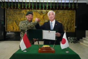 Pangkostrad Terima Kunjungan Kehormatan Menteri Pertahanan Jepang