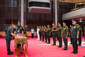 Panglima TNI Pimpin Sertijab 9 Jabatan Strategis di Lingkup Mabes TNI