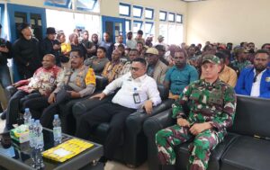 Dandim 1715/Yahukimo Hadiri Sosialisasi Pemilihan DPRK Kabupaten Yahukimo Bersama Forkopimda