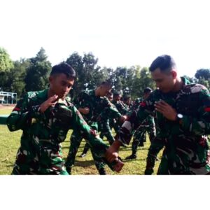 Yonarmed 10 Kostrad Tingkatkan Kemampuan Prajurit melalui Latihan Beladiri Taktis