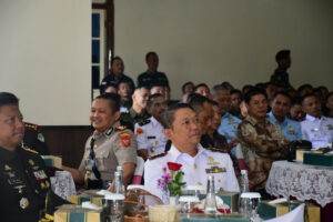 Komandan Lanal Bandung Hadiri Upacara Serah Terima Jabatan Kepala Staf Kogartap II/Bandung