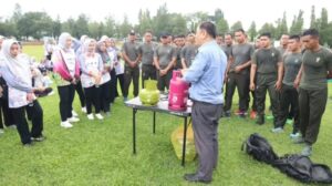 Yonarmed 9 Kostrad Sosialisasikan Keamanan Tabung Gas untuk Lindungi Keluarga
