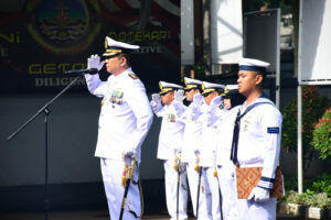 Pangkalan TNI Angkatan Laut Bandung Gelar Upacara Peringatan Hari Dharma Samudera Tahun 2025