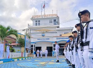 Mengenang Pertempuran Laut, Prajurit Lanal Tarempa Laksanakan Upacara Memperingati Hari Dharma Samudera