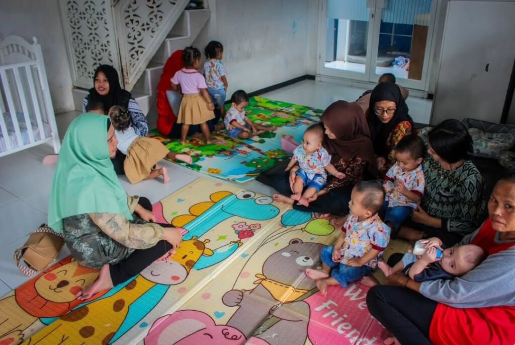 Danyonarhanud 2 Kostrad Berbagi Kasih di Panti Asuhan Peduli Kasih KNDJH