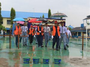 Aspers Danlantamal I Hadiri Peletakan Batu Pertama Pembangunan Kelas SMA Hang Tuah dan Syukuran HUT Yayasan Hang Tuah