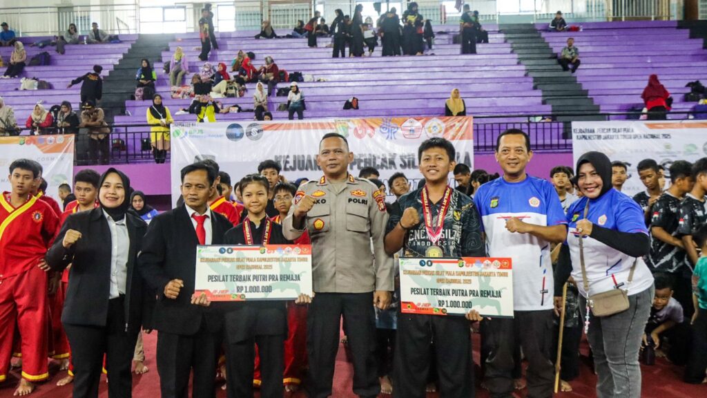 Kejuaraan Pencak Silat Kapolres Metro Jakarta Timur Open 2025 Berakhir Sukses