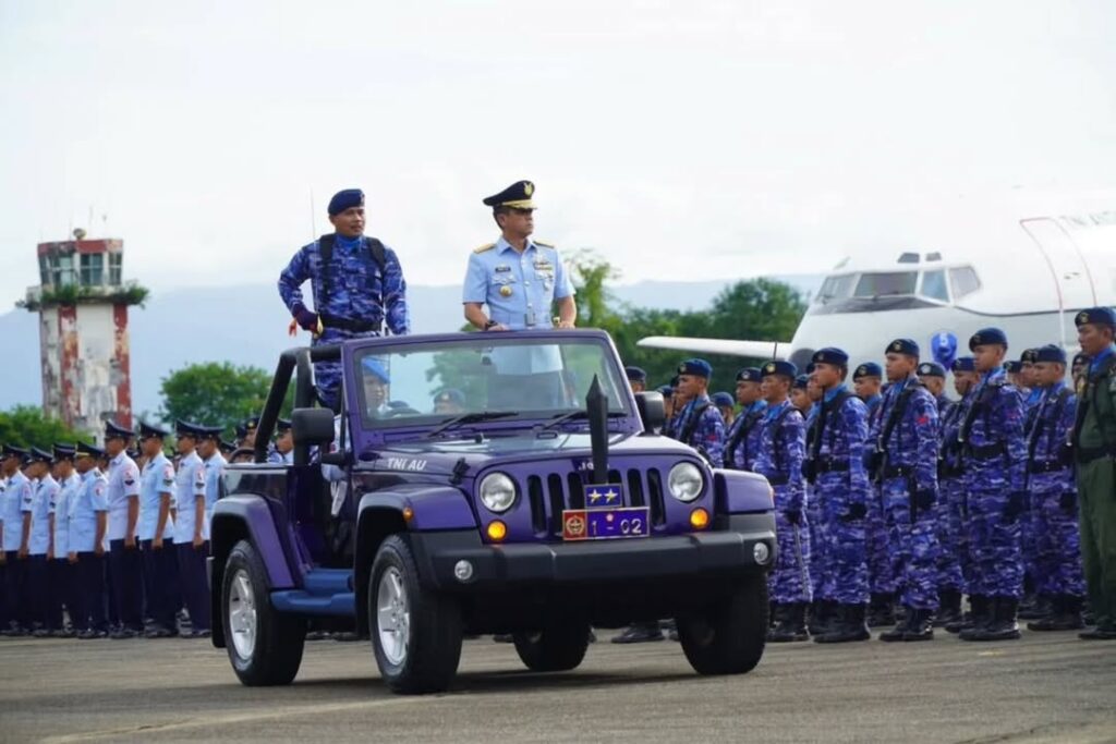 Pangdivif 3 Kostrad Hadiri Sertijab Danlanud Sultan Hasanuddin, Perkuat Sinergi Antar Matra