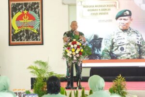 Pangdivif 2 Kostrad Kunjungi Yonif 503 Kostrad, Tekankan Rasa Syukur dan Tanggung Jawab