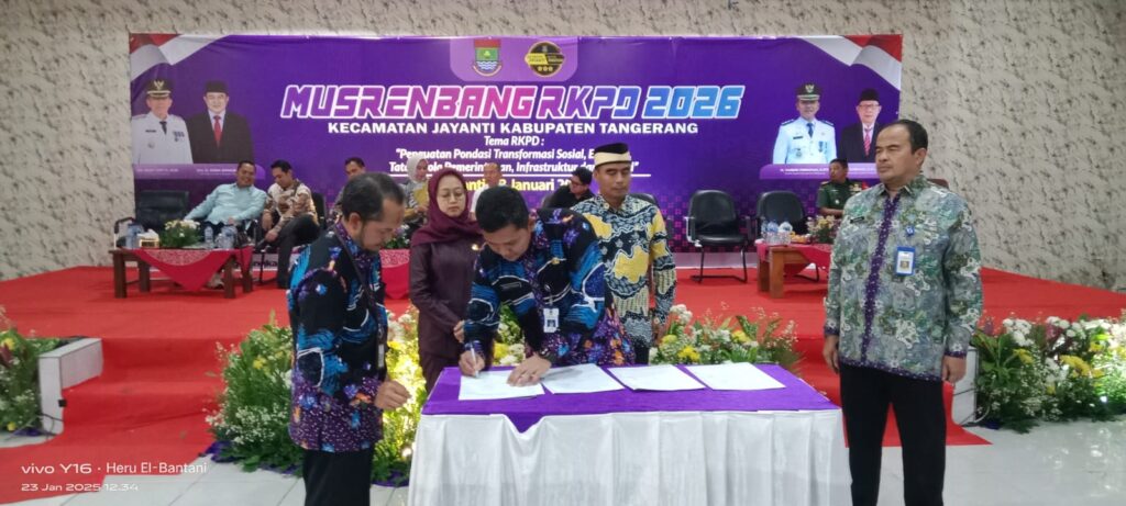 Musrenbang RKPD 2026 Kecamatan Jayanti, H. Yandri Permana; Dari 50 Skala Prioritas Ada 3 Skala Prioritas Bidang Yang di Utamakan.