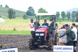 Pangdivif 3 Kostrad Dukung Ketahanan Pangan Lewat Penanaman Jagung Serentak di Jeneponto