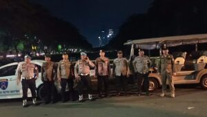 Tiga Pilar Menteng Hadir Di Perbatasan Jembatan Menteng Tenggulun Antisipasi Kejahatan Malam Hari