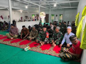 Koramil 1715-01/Oksibil Kodim 1715/Yahukimo Rayakan Isra Mi’raj di Masjid An Nur Oksibil Bersama Masyarakat