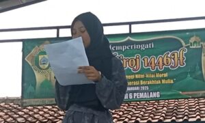 PIDACIL ( Pidato Dai Kecil) Semarakkan Peringatan Isro mi’raj SMPN 6 Pemalang 