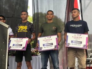 Prajurit Yonif 754 Kostrad Raih Juara 1 di Event BE-BENZ Run 5K